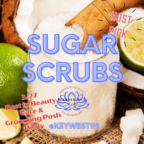Hand Crafted Other - 🎉 HP 🎉  Sugar Scrubs by Blended by K ~ 4 oz